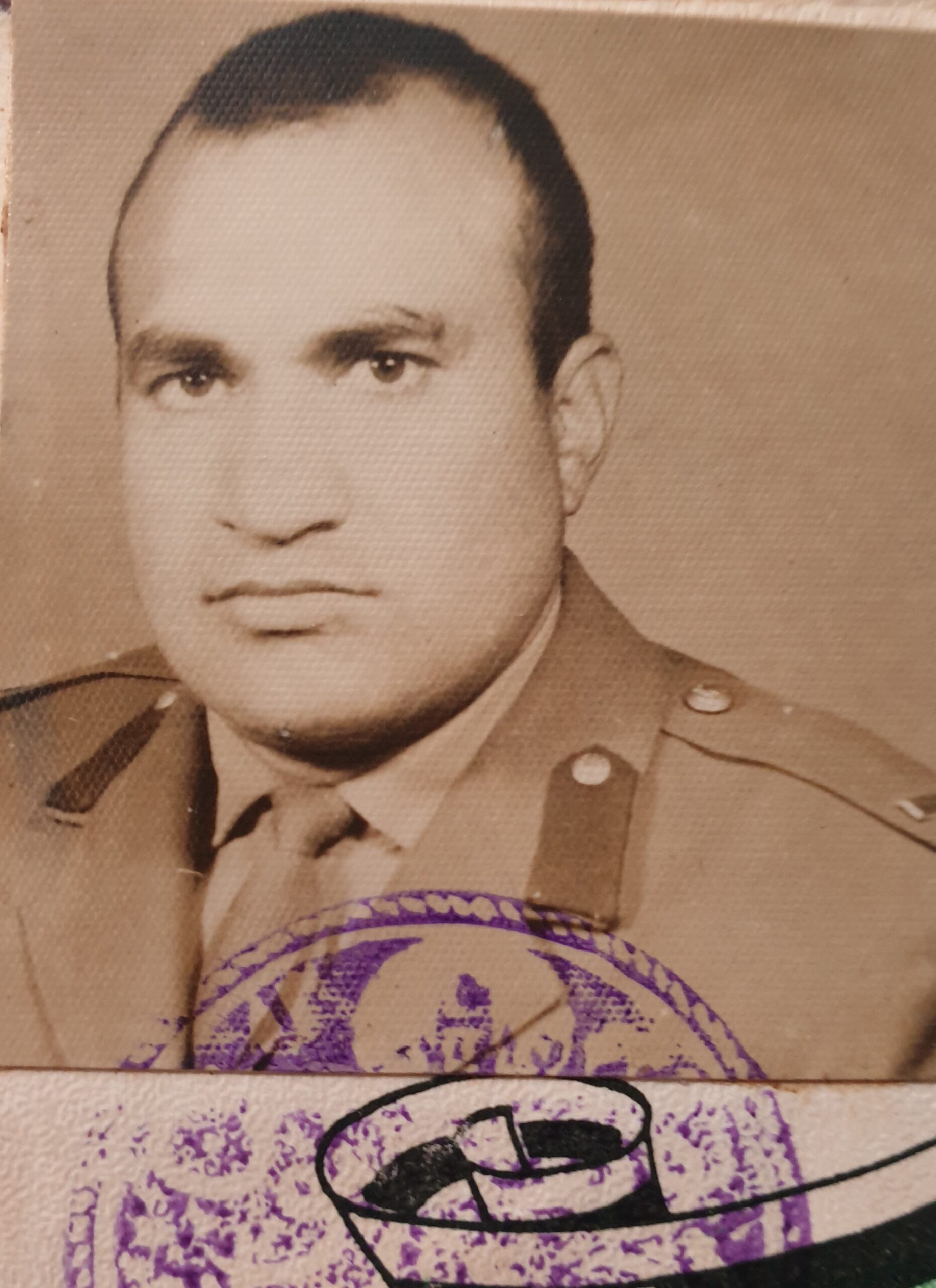 Samiuddin Safi Zhouand in the Army